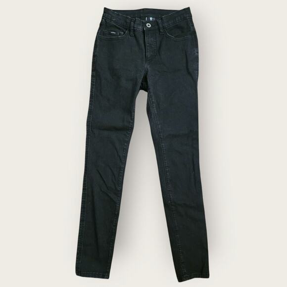 Kuhl Denim - Kuhl Jeans Women's Size 2 Short Black Skinny Leg Outdoors Hiking